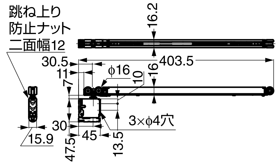 FD25SP-WRH-DSC デュアルソフトクローザー（掘込用）