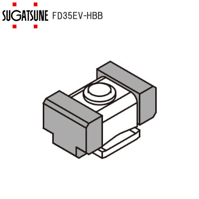 スガツネ工業/ランプ FD35EV-HBB バンパーブロック