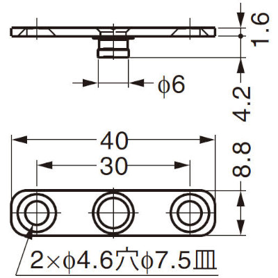 FD35EV-TRG 後付トリガー 寸法図