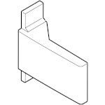 FD50-HASC サイドカバー アウトセットレール用 グレー