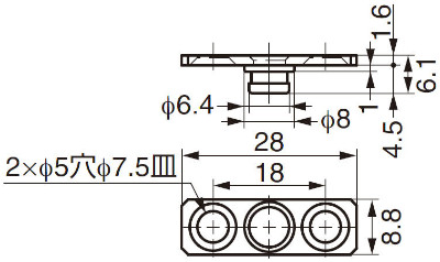 FD50-TRG トリガー 寸法図
