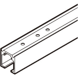 FD50-TRP 戸袋専用上レール 面付用 姿図