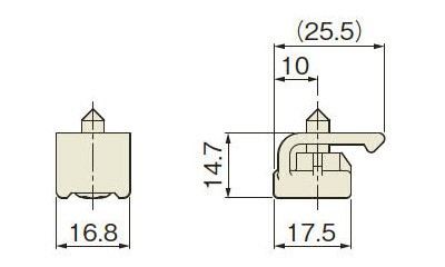 AFD-3001 キャッチ 寸法図