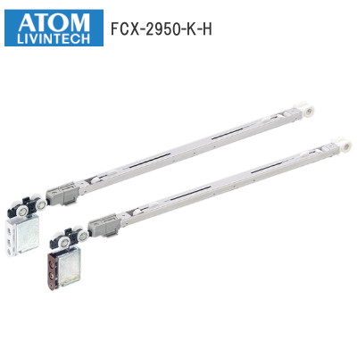 ATOM/アトム FCX-2950-K-H 2wayソフトクローズ上部吊り車 跳ね上がり抑制付き