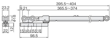 アトム FC-275-K-H ソフトクローズ上部吊り車