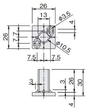 アトムFG-030SD-426下部ガイド