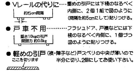 バンノー戸スベリ 立て付け調整板