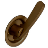 KLD L1 両面レバー錠 ケース鎌錠 レバータイプ アンバー バックセット51mm