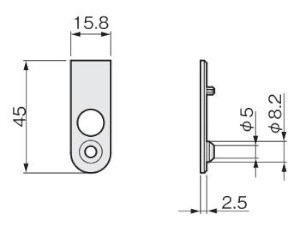 アトム AFD-2700用カバー 寸法図