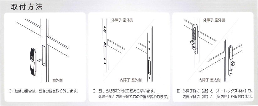 キーレックス800 自動施錠