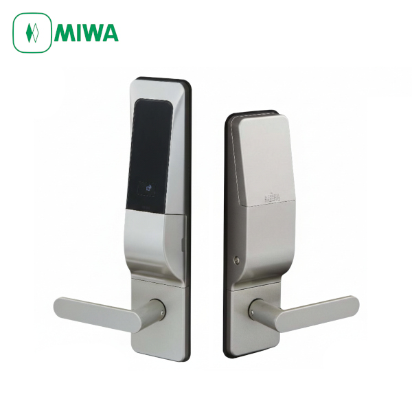 美和ロック TK5L3312-2 自動施錠型テンキーカードロック 電池式 仕上:SF/BK バックセット:51mm/64mm 扉厚可能範囲33mm～41mm