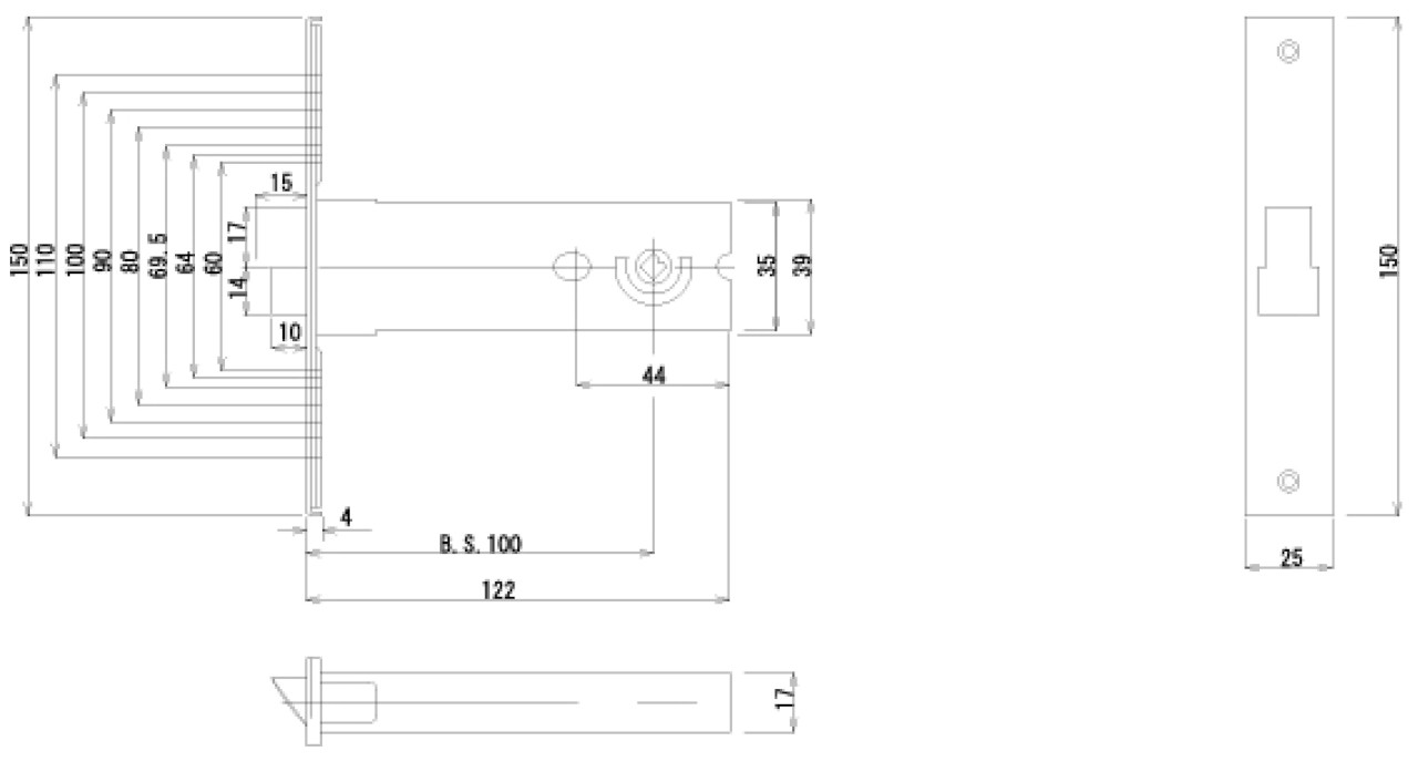 LF-1000錠ケース 寸法図
