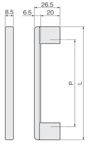 アトムアトリスKハンドル寸法図