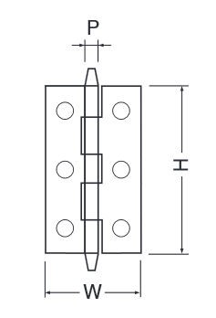 BF-3 ロング丁番 白熊
