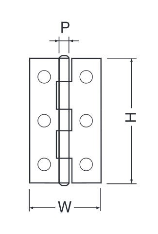 白熊 BF-9 薄口丁番