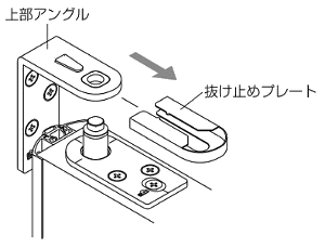 ベスト No.1602D 非常解グレビティヒンジ非常救出機能