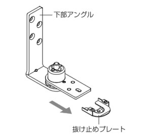 ベスト No.1602D 非常解グレビティヒンジ非常救出機能