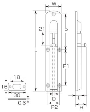 MK S-270 ステン丸落し HL (90/150)mm