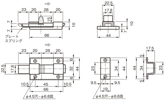 ACE 127-656　ステンスライドボルト受付