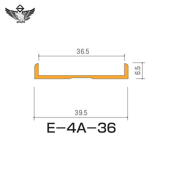 イーグル/浜国 E-4A-36 トイレブース（アルミ）グレビティ召合せエッジ 36mm用