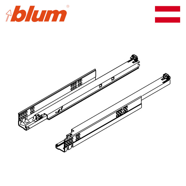 blum/ブルム 560H TANDEM（タンデム) ブルモーション内臓 フルスライド アンダーマウントレールのみ