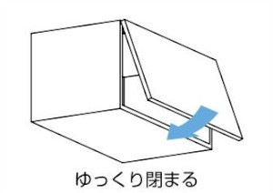 ARN-3型 オリンピアステー AILERON（エルロン） 上開き仕様 ソフトクローズ機能