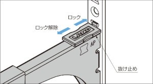 P-FB120 アルミ製棚柱 AP-DM型用