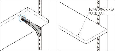 AP-FB120 アルミ製棚柱 AP-DM型用 ダボ穴有りの場合