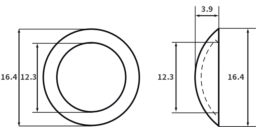 セットキャップカバー寸法
