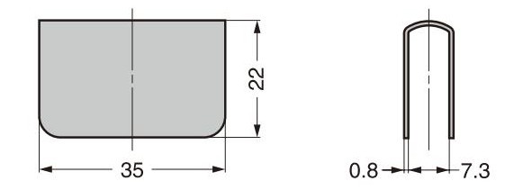 K-110 プッシュ座 寸法図