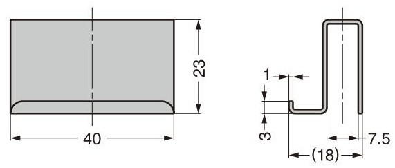 K-150型 マグネット座 取手付 寸法図