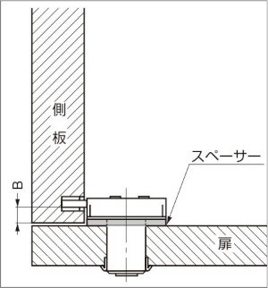 6810-SP スペーサー 取付例