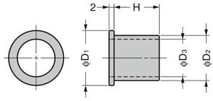 スガツネ工業/ランプ CHC型 配線孔（内径：φ12/φ15）
