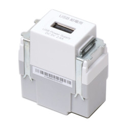 DM1-RU1P24型 埋込充電用USBコンセント ホワイト