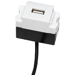DM1-USB型 USBコネクタ 2.0 ホワイト