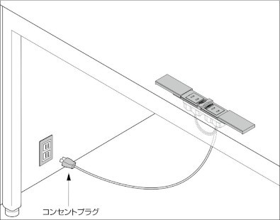 DM-A型 結線済コンセント コンセントに差すだけで使用できます