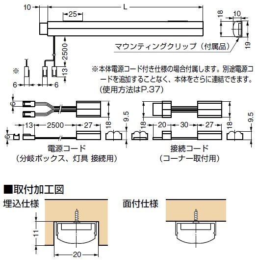 ランプ　LEDライト　LED-POWER-STICK-T型