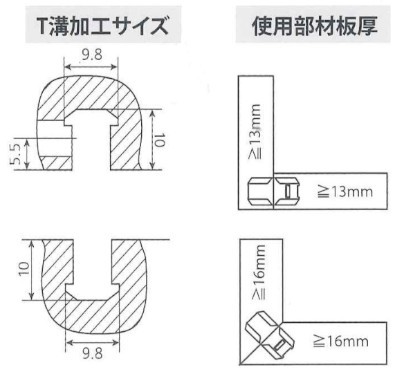 P-システム・レバークランプ方式 クラメックスP-10 寸法図