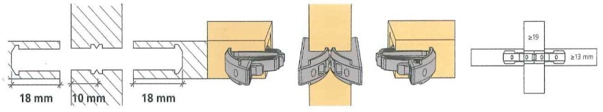 Pシステム・セルフクランプ方式 テンソー P14 帆立板使用時