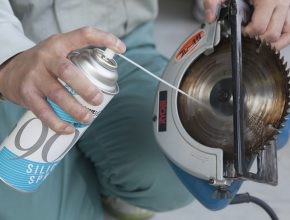 902シリコーンスプレー 木工機械、電動工具等の木材のすべりが滑らかに
