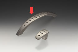 スガツネ工業/つまみハンドル王国 KTH-J033 アンティーク 錫古美 家具用取手