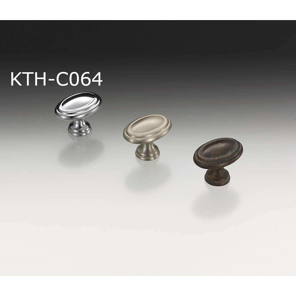 スガツネ工業/つまみハンドル王国 KTH-C064 伝統 家具用つまみ クロムめっき