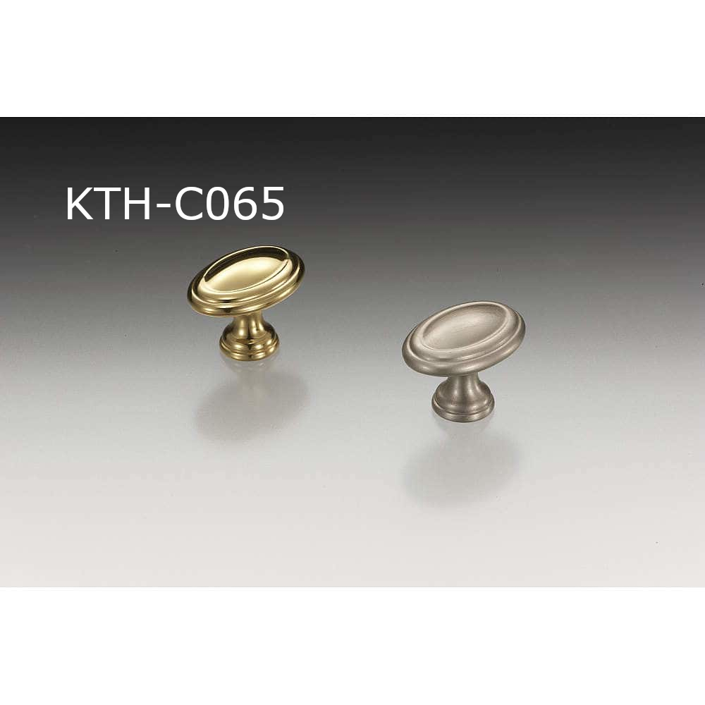 スガツネ工業/つまみハンドル王国 KTH-C065 伝統 家具用つまみ 真鍮磨き