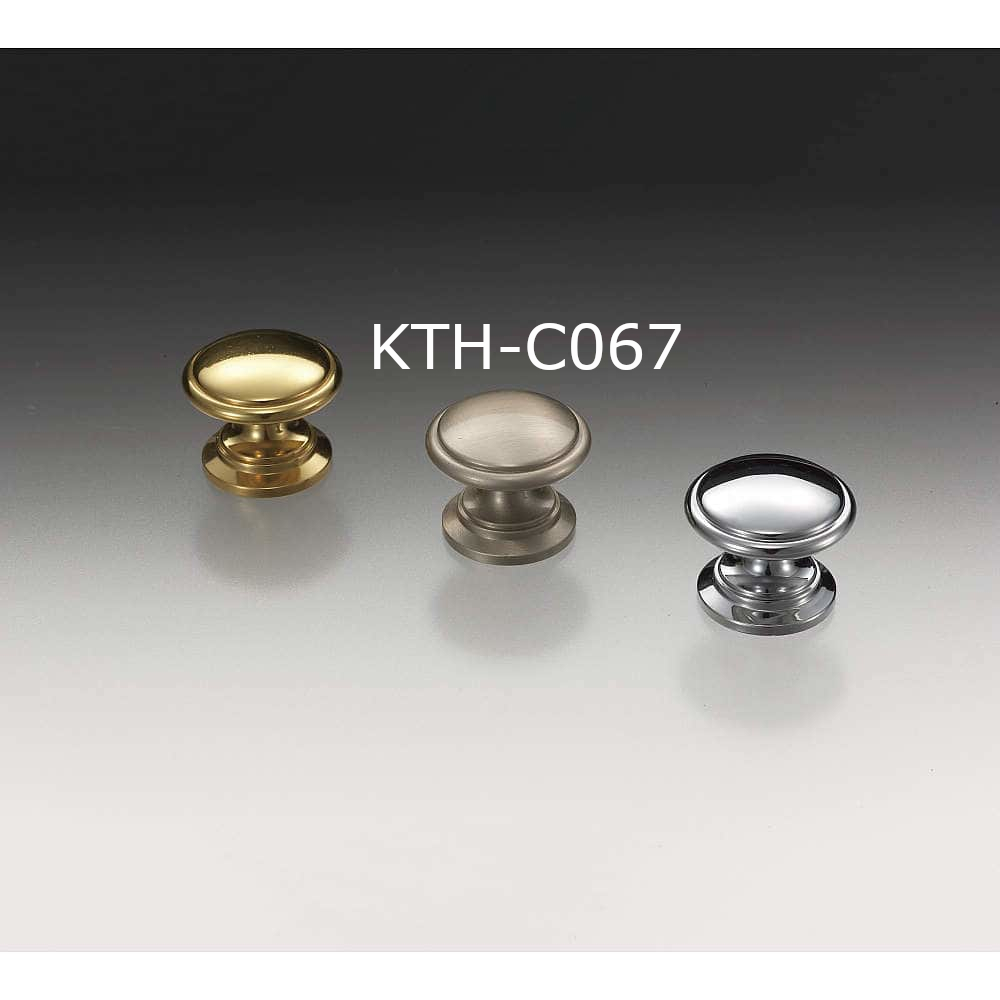 スガツネ工業/つまみハンドル王国 KTH-C067 伝統 家具用つまみ サテンニッケルめっき