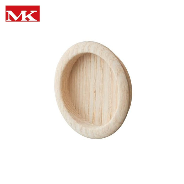 MK/丸喜金属本社 W-234 タモウッド 丸戸引手 材質:タモ材(天然木) 仕上:生地